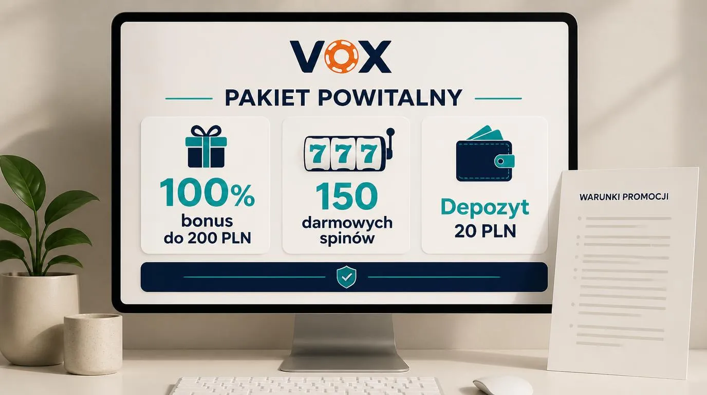 Karta bonusu powitalnego z limitem 200 PLN, pakietem 150 darmowych spinów i depozytem 20 PLN